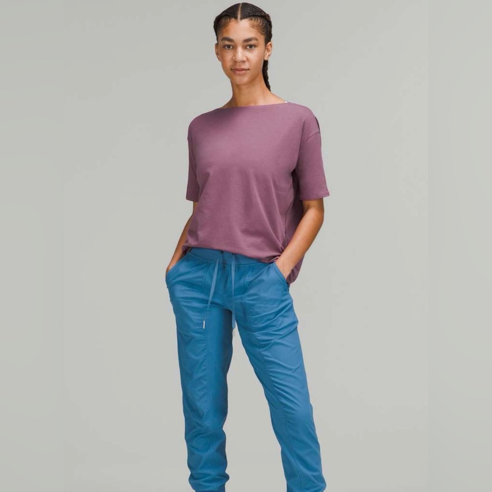 Lululemon Back in Action Short Sleeve T-Shirt, Vintage Plum, MED